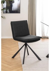 Тъмносив трапезен стол Flynn - Actona