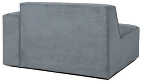 Сив модулен диван от рипсено кадифе (десен ъгъл) Sting – Scandic