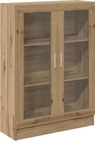 856157 vidaXL Библиотека, дъб артизан, 82,5x30,5x115 см, инженерно дърво