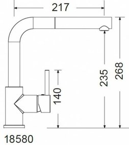 Смесител за кухня Carron Phoenix Fluo II-Xrwmio