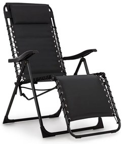 Blumfeldt California Dreaming, шезлонг, тапицерия, стоманена рамка, черен