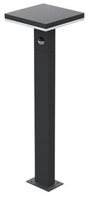 LED Екстериорна лампа със сензор BARI LED/10W/230V 4000K 60 см IP54 антрацит
