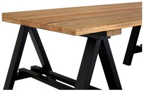 Масичка за кафе с плот от борова дървесина в естествен цвят 80x140 cm Hampstead - Premier Housewares