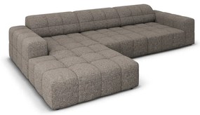 Тъмносив ъглов диван (ляв ъгъл) Chicago – Cosmopolitan Design