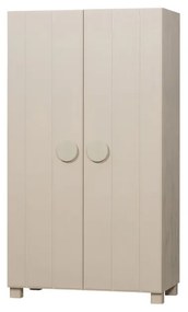 Кремав гардероб от бор 110x200 cm Noah - WOOOD