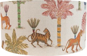 Текстилен абажур многоцветен с животински принт 50/50/25