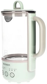 Електрическа кана BUYDEEM K314, 300W, 0.6 л, Таймер с 3 степени, 3 температурни настройки, Поддържане топло до 8 часа, Светлозелен