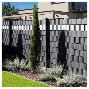 Светлосива лента за ограда 19 cm x 35 m - 1 бр.