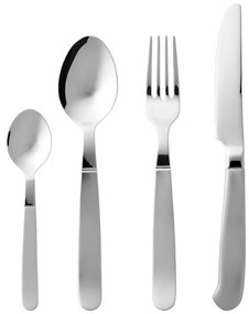 Прибори за хранене от неръждаема стомана в сребрист цвят 16 бр. Rejka – Gense