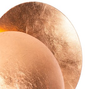 Модерна медна кръгла стенна лампа 20cm - Sunrise