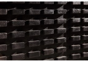 Черен скрин от масивно манго 200x80x40 cm Inaya – MOME