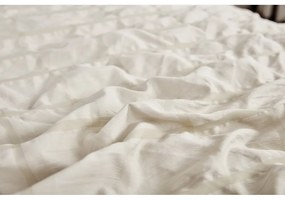 Бежово крепово спално бельо за единично легло 140x200 cm Naomi – My House