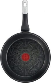 Втора ръка: Тиган Tefal G2550572, 26 см, Thermo-Spot, Незалепващо титаниево покритие X6, Индукция, Черен