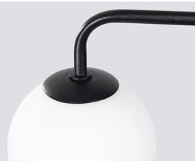 Черно-бяла стенна лампа Beam – Sollux