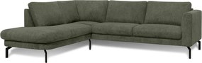 Тъмнозелен ъглов диван (ляв ъгъл) Gomero – Scandic