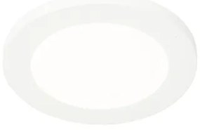 Таванна лампа бяла 17 см с LED 3-степенна димираща IP44 - Steve