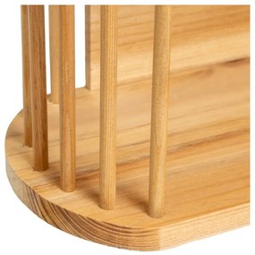 Рафт за картини от тополова дървесина в естествен цвят 60 cm Aspen - Casa Selección