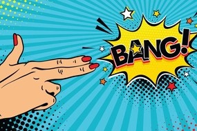 Картина на платно – С поп арт мотив – BANG!