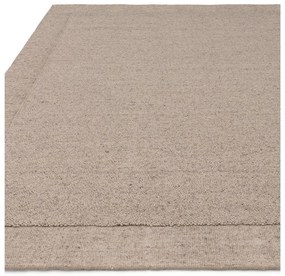 Бежов ръчно изработен вълнен килим 120x170 cm Larson – Asiatic Carpets