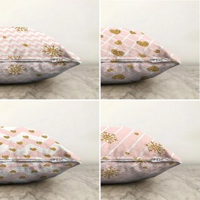 Текстилни калъфки за възглавници с коледен мотив в комплект от 4 броя 43x43 cm - Mila Home