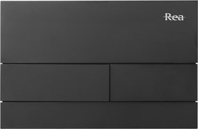 Бутон за тоалетна K011A-Q и Slim024N Rea T Black Matt