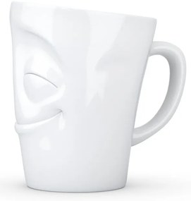 Бяла порцеланова чаша с дръжка , обем 350 ml - 58products