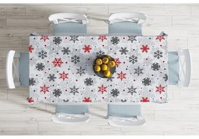 Коледна покривка за маса с памучна смес Червено , 140 x 180 cm Christmas - Minimalist Cushion Covers