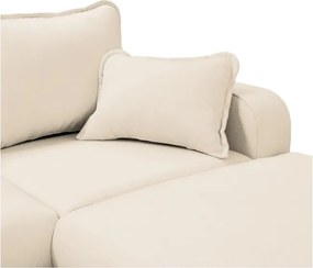 Кремав ъглов диван (десен ъгъл) Beata - Ropez