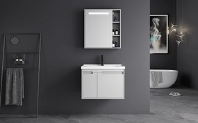 PVC Комплект шкафове за баня + LED Кени 2