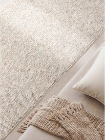 Сиво-кремава пътека подходяща за пране 80x240 cm Rocco Dark Cream – Elle Decoration