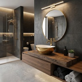 Умивалник за плот Rea Sofia Gold / White