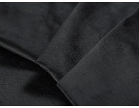 Тъмно сив кадифен разтегателен диван Luca - Milo Casa