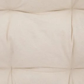 Двуместен диван atmosphera Neta, Ратан, Бял, 110x68x77 cm