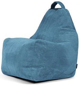 Син пуф от рипсено кадифе Play Amuse – SLOWDOWN