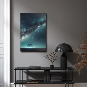 Картина на платно – Дърво на живота и галаксия