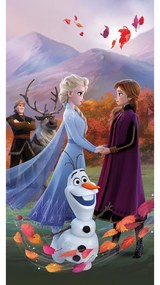 Памучна детска кърпа 70x140 cm Frozen "Wind" – Jerry Fabrics