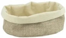 Horecano - Текстилен панер овален BEIGE 20x15xh10см (PB003)
