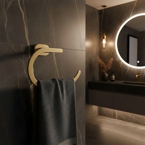 Закачалка за баня Ring 110 Til Brush Gold