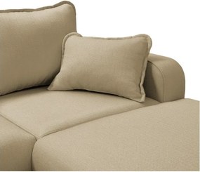 Бежов ъглов диван (десен ъгъл) Beata - Ropez