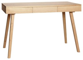 Работна маса от декор от дъб 57x120 cm Tripple – Hübsch