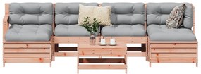 3250990 vidaXL Градински комплект диван от 7 части, дугласка ела масив