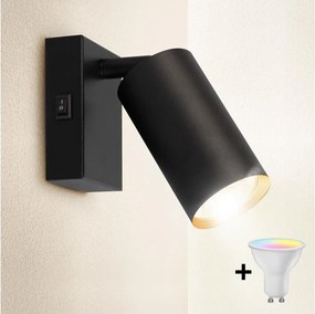 Brilagi - LED димируемо стенно спот осветително тяло SELE 1xGU10/4,8W/230V черно/златно