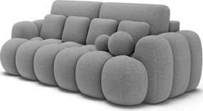 Сив разтегателен диван от букле 256 cm Cotonn – ELTAP