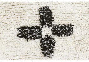 Кремав ръчно изработен памучен килим подходящ за пране 170x240 cm Bereber Rhombs – Lorena Canals