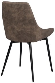 Кафяви трапезни столове в комплект от 2 бр. Sierra – Rowico