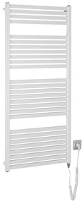 Aqualine - Електрическо оборудване за баня радиатор TONDI-E 600W/230V 133 см бял прав