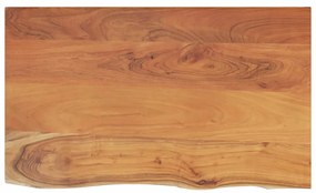 370311 vidaXL Плот за баня, 110x60x3,8 см, правоъгълен, масивно дърво акация