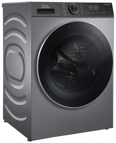 Пералня с предно зареждане Tesla WF91480TS, 1900W, 9 кг, 60 л, 14 програми, 1400 об/мин, Клас A, Steam Care, LED, Сребрист