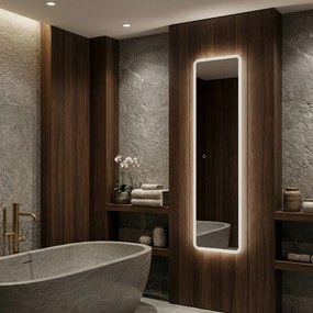 Огледало LED 150x50cm MOL-SQ