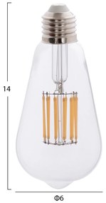 LED крушка HM4189.01 прозрачна